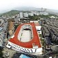 200-Meter (650-Feet) Running Track Sits on a Building Roof