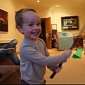 3-Year-Old Golfer Makes Four Shots in a Row