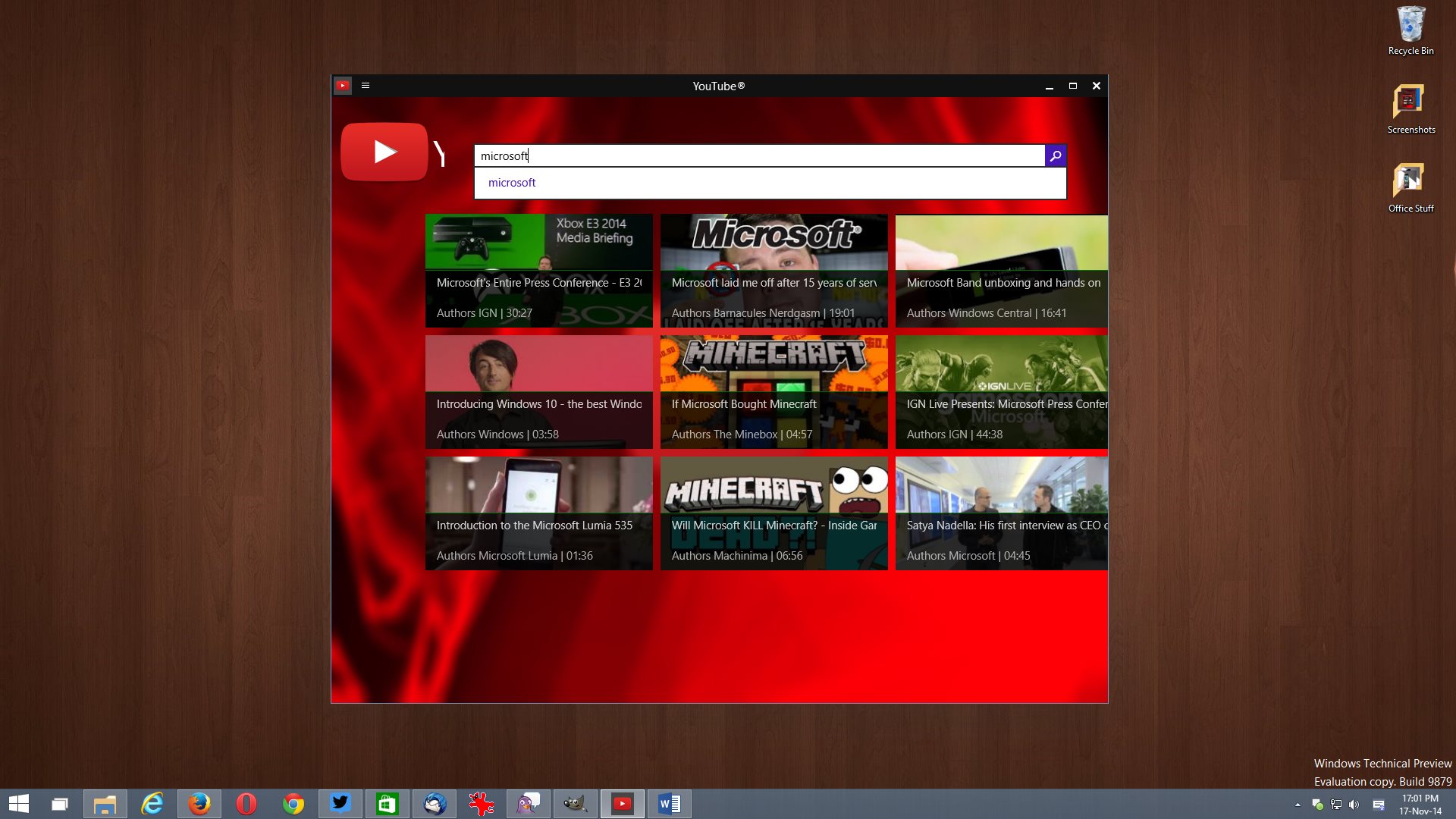 youtube app for windows 10 desktop