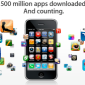 500 Million iPhone Apps Downloaded
