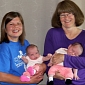 53-Year-Old Grandma Delivers Twin Granddaughters