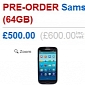 64GB Samsung GALAXY S III Up for Pre-Order in the UK for 600 GBP (960 USD/750 EUR)