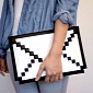 8-Bit Tablet/Laptop Case is Awesome and White