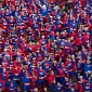 867 People Achieve Record for Largest Crowd in Superman Costumes