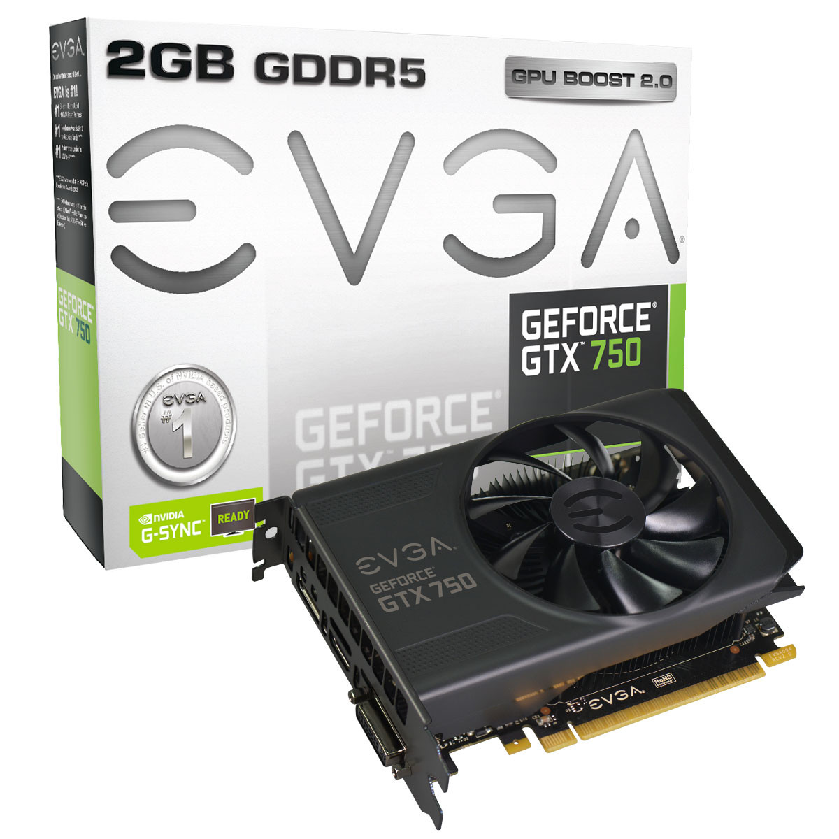 GeForce GTX 750 Graphics Card with 2 GB VRAM Launched by EVGA