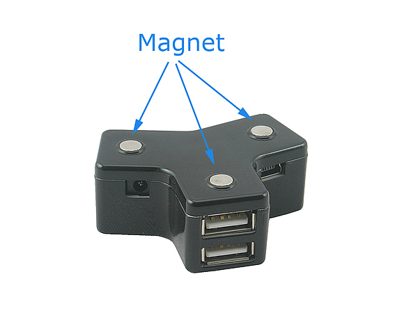 Bevidst fedt nok Forbyde A Magnetic USB Hub to Go Anywhere