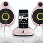 A Pink Retro iPod Dock from Scandyna