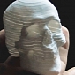A Slinky Shaped like a Human Skull and Other 3D Printed Erratic Shapes – Video