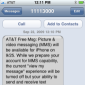 AT&T Mass SMS Mentions iPhone MMS