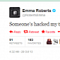 Actress Emma Roberts Says Her Twitter Account Has Been Hacked Again