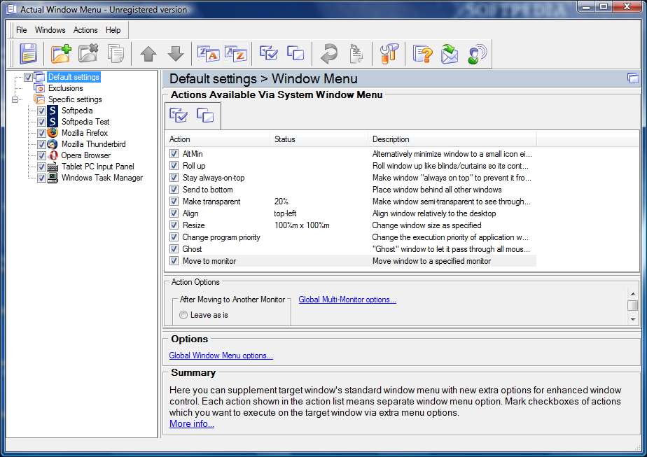 Actual Window Menu 8.15 download the new for mac