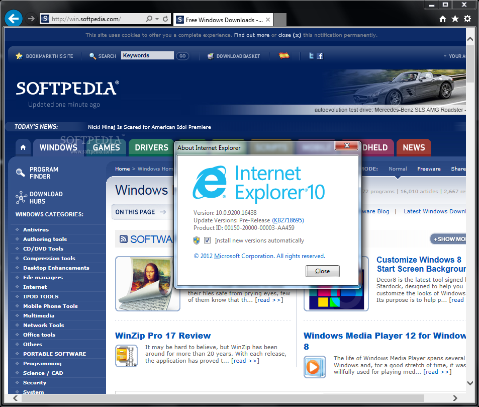 portable internet explorer 8 download in windows 10