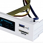 Aerocool CoolTouch-R Is a Fan Controller with a USB 3.0 and a Card Reader