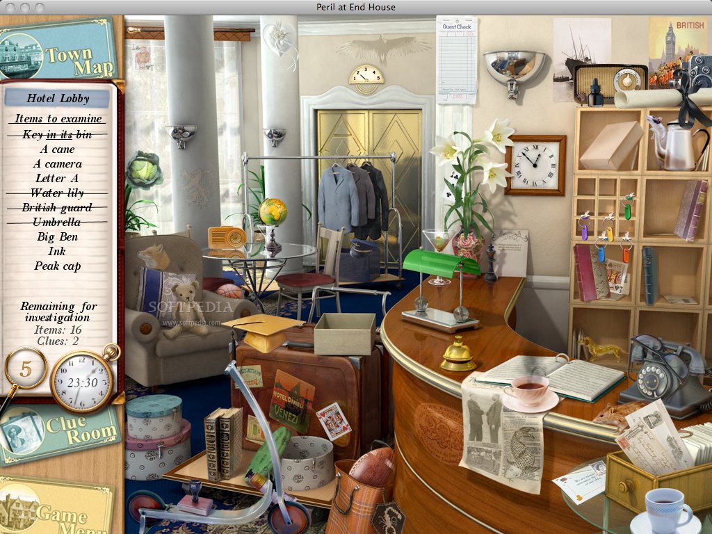 agatha christie peril at end house game download