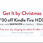 Amazon Offers $30 / €22 Off with All Kindle Fire HDX Models, for a Limited Time