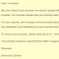 American Express Users Targeted in Phishing Scam