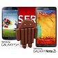 Android 4.4 KitKat Arrives on Galaxy S4 and Galaxy Note 3 in Late January