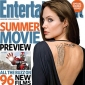 Angelina Jolie Shows Off Back Tattoos on EW Cover
