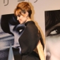 Angelina Jolie Stuns in Thigh-High Slit Black Dress