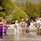 Angler Couple Have Wedding in Alaskan River