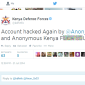 Anonymous Hacker Takes Control of Kenya Defence Forces Twitter Account