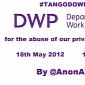 Anonymous Team Takes Down DWP.gov.uk for “Abuse of Privacy”