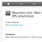 Apple Acknowledges OS X Mail Issue with EPS Attachments