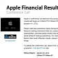 Apple Announces FY 12 Q1 Results Conference Call