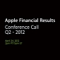 Apple Announces FY 12 Q2 Results Conference Call