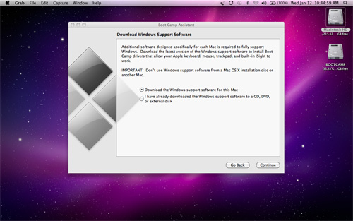 windows support software for mac