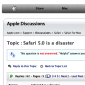 Apple Forums Scream, ‘Safari 5 Is a Disaster’