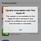 Apple ID Error Says Updates Not Available for Apps, Fix in the Works