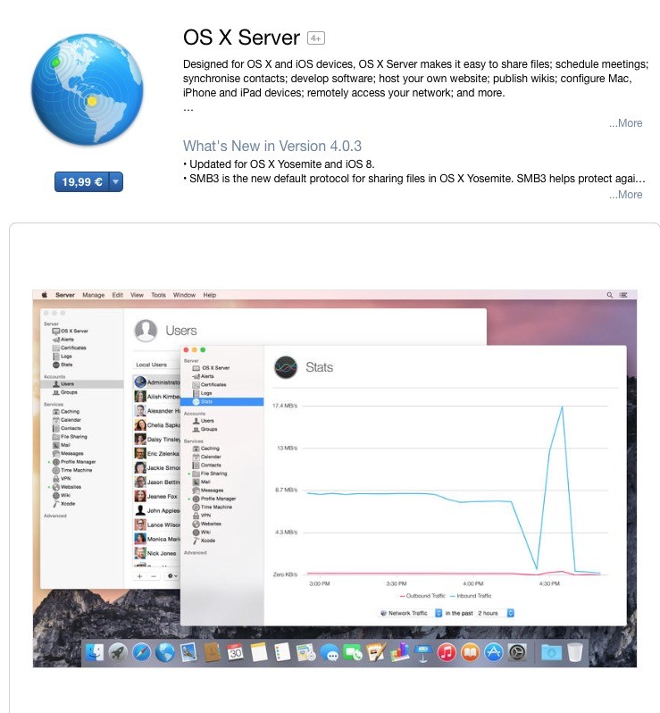 apple os x server windows integration