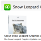 Apple Releases Snow Leopard Graphics Update - Download Here