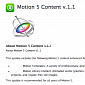Apple Rolls Out Motion 5 Content Version 1.1