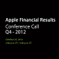 Apple to Disclose FY 12 Q4 Numbers Thursday, October 25