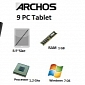 Archos 9 PC Tablet Drivers Now Available for Download