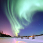Aurora Borealis Induces Electrical Current