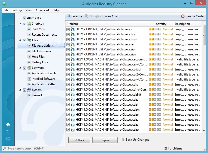 download the new version for android Auslogics Registry Cleaner Pro 10.0.0.4