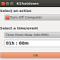 Automatic Computer Shutdown with Kshutdown 3.0 Beta 6