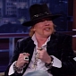 Axl Rose Makes Rare Appearance on Jimmy Kimmel – Video