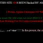 Bangladeshi Hackers Protest Against Sri Lanka Government by Defacing 3 of Its Sites