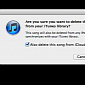 Careful Deleting Those Songs from iCloud