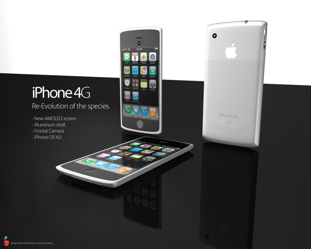 Download Beautiful iPhone 4G Video, Renderings Emerge (Mockup)