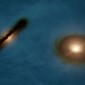 Bizarre Planet-Forming Discs Found Around Stars in Binary System