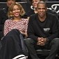 Bizarre Video Shows Beyonce Acting Erratically During Basketball Game