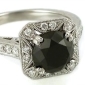 Black Diamond Ring for Howard Stern’s Tiger Woods Mistress Beauty Pageant
