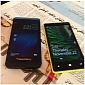 BlackBerry 10 L-Series Handset Photographed Next to Lumia 820