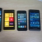 BlackBerry 10 L-Series Next to Galaxy Note, Lumia 820 and iPhone 5