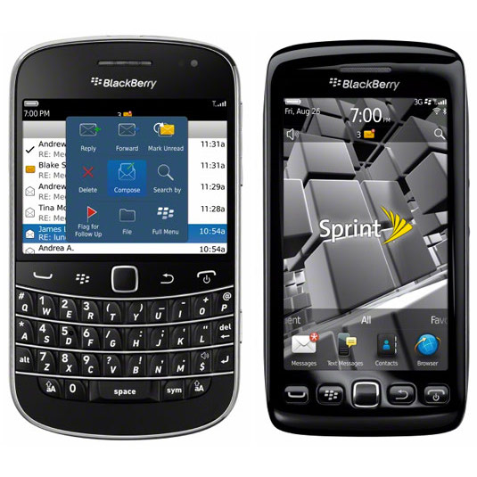 namely the BlackBerry Bold 9930 and Black... 